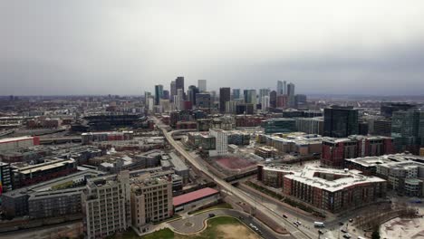 Downtown-Denver-Colorado-Skyline-Showing-Commons-Park-and-Surrounding-Urban-Buildings