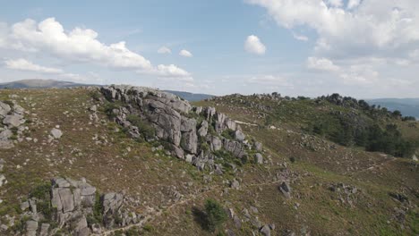 Hiking-trails-along-rocky-landscape-of-Peneda-Gerês-National-Park