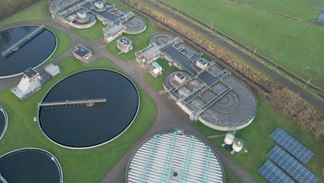 Aerial-of-aeration-tank-at-small-sewage-water-treatment-plant