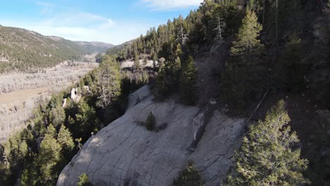 FPV-Aerial-Drone-Along-Rock-face