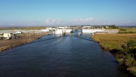 Aerial-view-of-the-lock-in-Pointe-Aux-Chêne-Louisiana