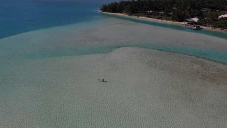 Islas-Cook---Laguna-De-Banco-De-Arena-De-Aitutaki