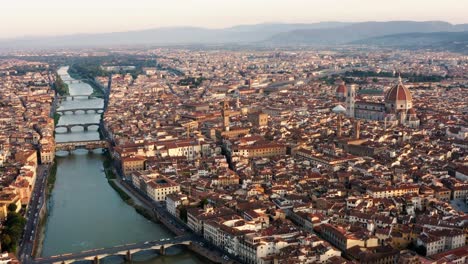 Panorama-Of-Florence,-Italy