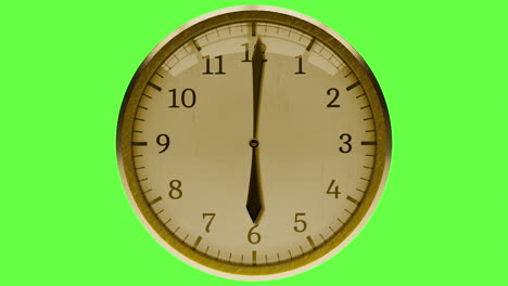 12-Horas-De-Lapso-De-Tiempo-60fps-4k-Reloj-De-Pared-De-Oro-Transparente-Bg