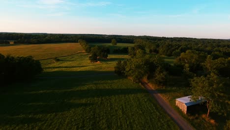Drone-Shot-of-Farming-Fields-in-Va