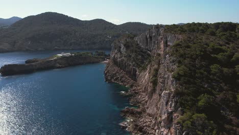4k-drone-shot-of-cliffs-and-forests-on-coast-of-Ibiza