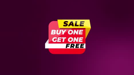 Animation-Teks-For-Buy-One-Get-One-With-Purple-Background