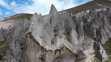 pampas-galeras,-cone-rock-formations-Apurimac,-Peru