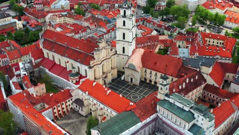 Oldest-And-Largest-University-In-Lithuania-At-Vilnius-Old-Town