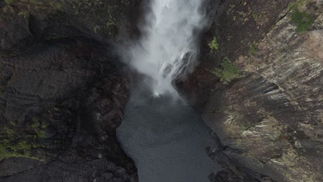 Water-From-Wallaman-Falls-Flowing-Into-Natural-Pool-At-Girringun-National-Park