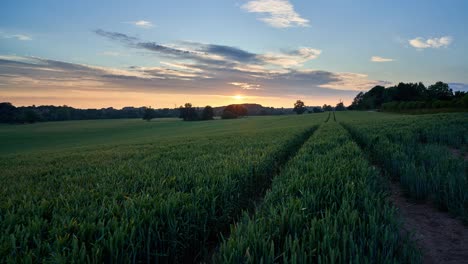 English-landscape-sunset-time-lapse