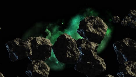 Rocas-De-Meteoritos-Y-Galaxias-Espaciales