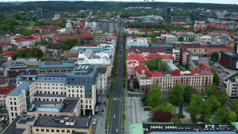 Luftaufnahme-Der-Stadt-Vilnius-In-Litauen-Tagsüber---Drohnenaufnahme