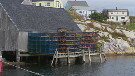 Lobster-traps-in-a-Canadian-fishing-village