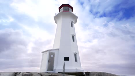 Leuchtturm-In-Peggy&#39;s-Cove,-Halifax,-Neuschottland