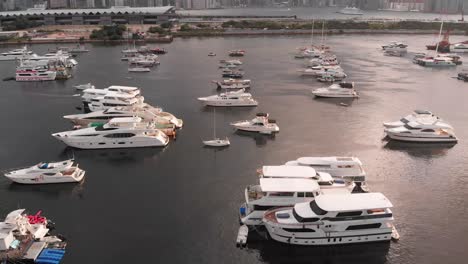 A-lot-of-yachts-parked-on-a-clam-dock