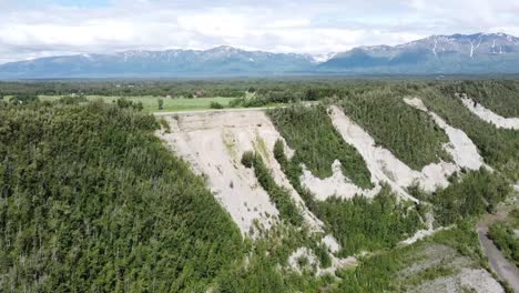 Matanuska-River-Aerial-video.--Palmer,-Alaska