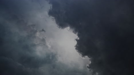 dark-and-moving-cumulonimbus-clouds-in-the-sky-before-rain,-thunderstorm-4K