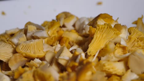 Yellow-mushrooms.-Stack-of-chanterelles-read
