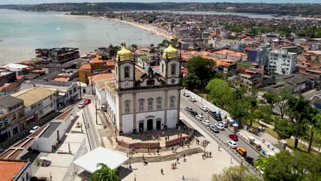 Bonfim-church-landscape-at-famous-tourism-place-of-downtown-Salvador-state-of-Bahia-Brazil