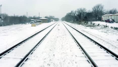 Snowfall-train-track-phantom-ride