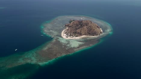 Antenne:-Insel-Komodo-In-Indonesien