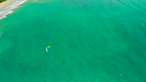 Aerial-of-Kite-Boarder-in-Kailua-Bay