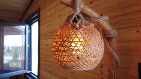 Authentic-Floor-Lamp-in-the-Cabin-House