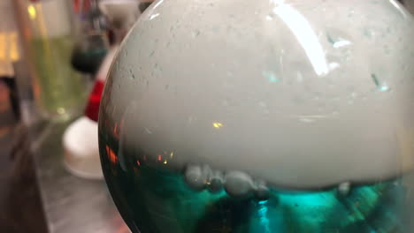 Blasen-Im-Laborreagenzglas