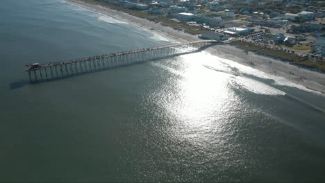 Kure-beach-pier-wide-aerial-Northern-California