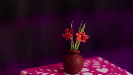 Mini-flowers-made-of-cold-porcelain-clay-and-papel-picado