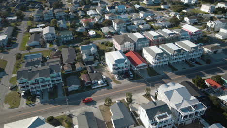 Aerial-over-Kure-Beach-housing-Northern-California-USA