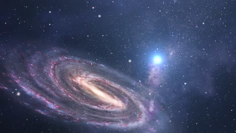 4k-Spiral--Oder-Kreisgalaxie-Mit-Einem-Hellen-Galaktischen-Kern