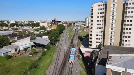Lokomotive-In-Richtung-Stadtbahnhof
