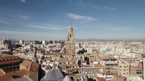 Distinctive-and-ornate-bell-tower-of-Murcia-Cathedral