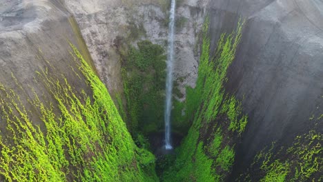 Drone-4k-footage-of-a-small-waterfall