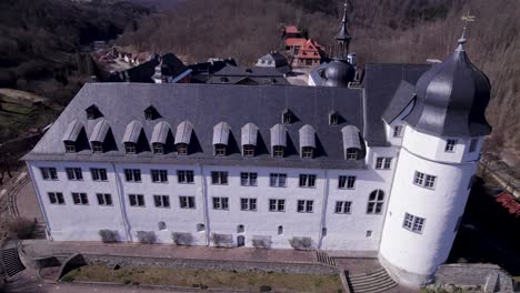 El-Castillo-De-Stolberg-Se-Inclina-Hacia-Arriba-En-El-Harz-En-Alemania