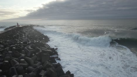Stormy-dangerous-waves-crashing-on-the-rocks