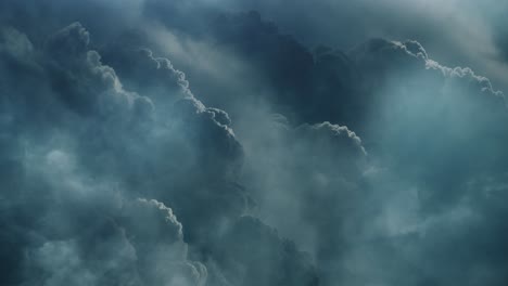 Cumulonimbuswolken-Am-Himmel-Und-Gewitter