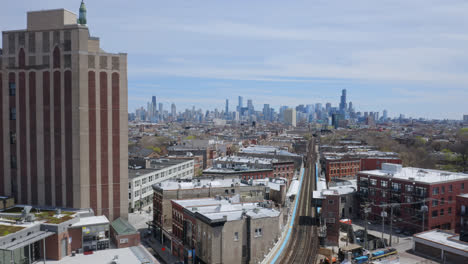 Luftbild-Von-Chicago,-Der-Bevölkerungsreichsten-Stadt-Der-USA