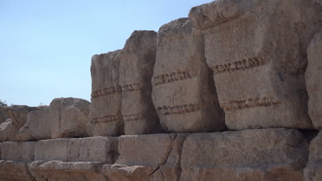 Remains-of-Aman-Citadel-Walls,-Jordan