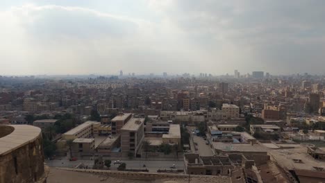 Cairo-city-as-seen-from-Citadel-of-Saladin,-Egypt