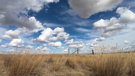 TIMELAPSE---Huge-clouds-over-a-field-in-the-country-near-Alberta-Canada-during-a-nice-sunny-day
