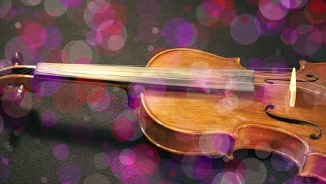 Swirly-bokeh-colourfully-surrounds-a-violin