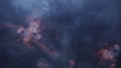 Timelapse-De-Tormenta-Con-Nubes-Oscuras-Alejándose