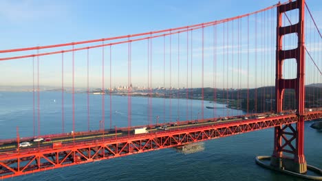 4K-Aerial-of-the-Golden-Gate-Bridge-in-San-Francisco,-California,-USA