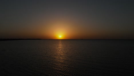 Sonnenaufgang-Entlang-Der-Golfküste-In-Texas