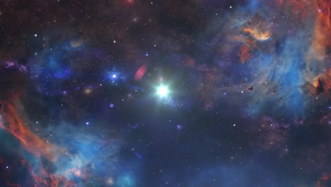 the-constellation-of-Orion-,-universe-4k