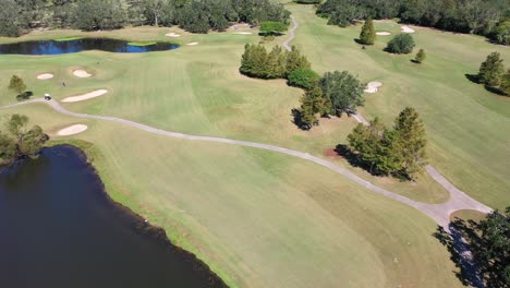 Luftaufnahme-Des-Golfplatzes-In-Der-Nähe-Der-Loyola-University-In-New-Orleans