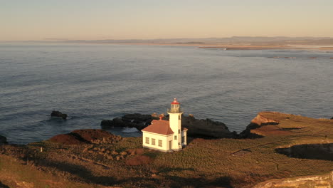 Cape-Arago-Lighthouse-in-Coos-County,-Oregon
